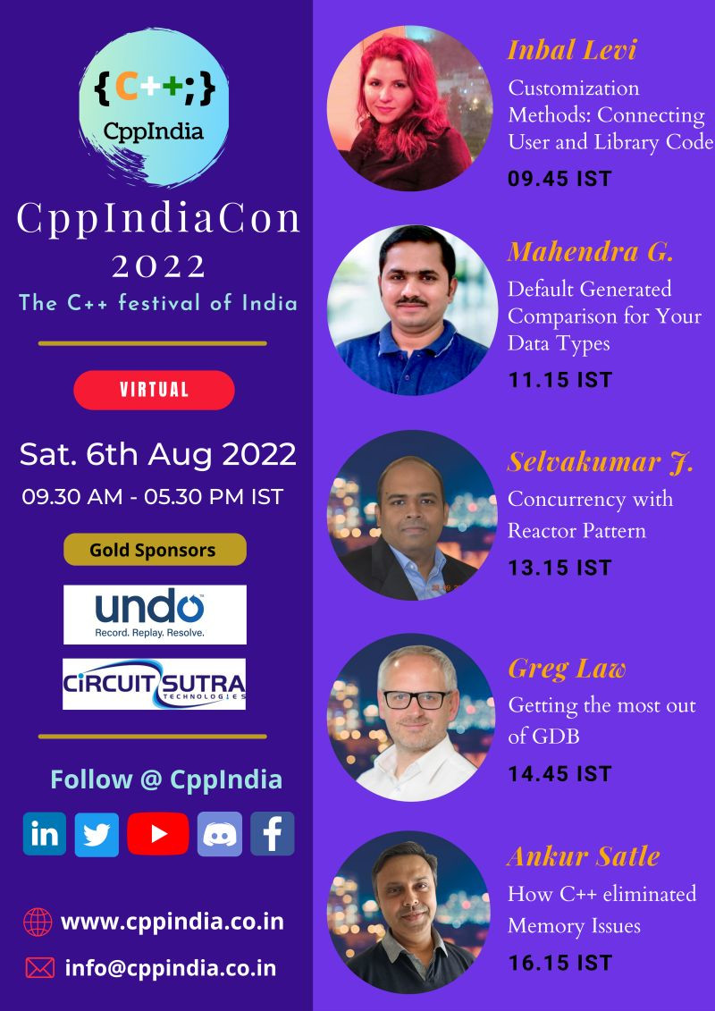 CppIndiaCon 2022 talk track