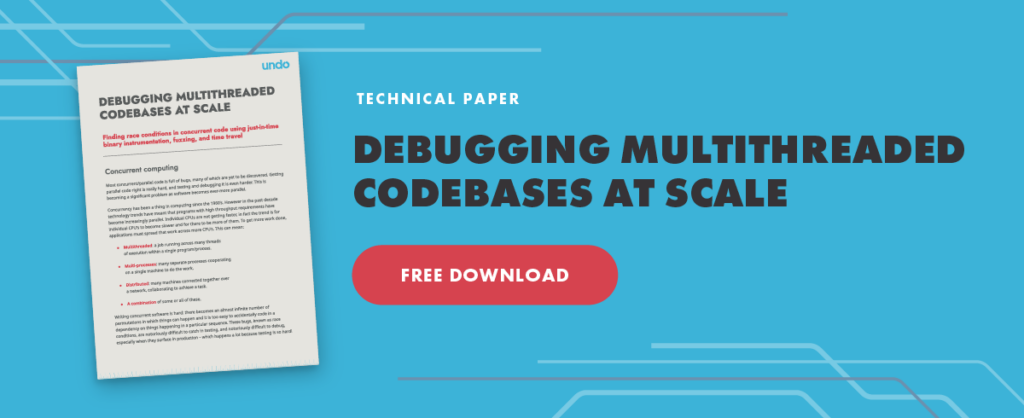 Debugging multithreaded codebases 