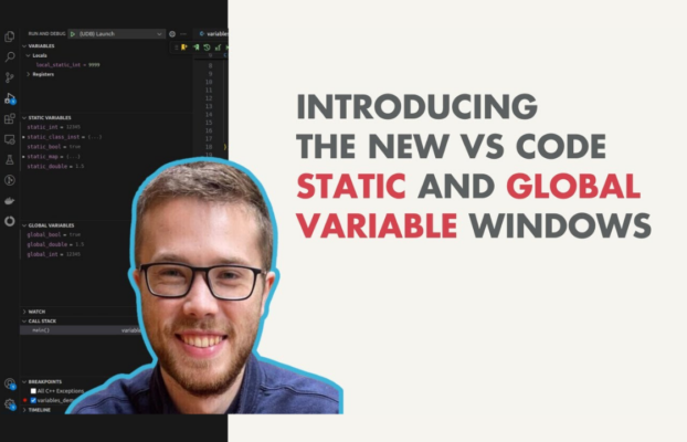 New VS Code Static and Global Variable Windows