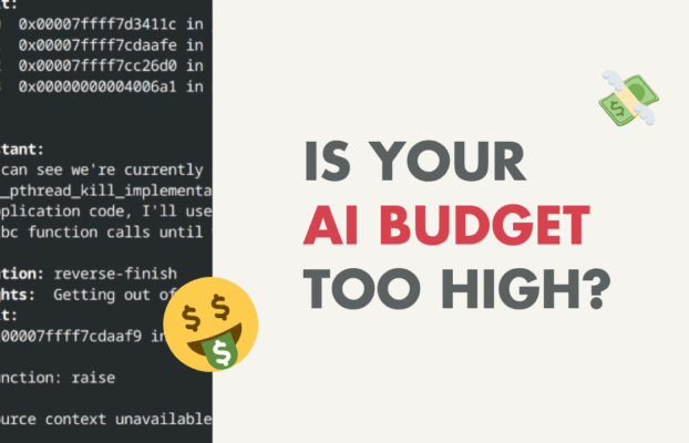 Is Your AI Budget Too High?